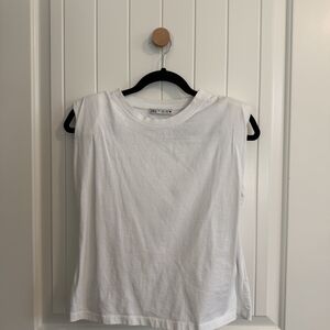 Zara White Muscle Tee